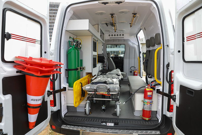 Rede de ambulâncias do DF soma 289 veículos e registra queda de trotes