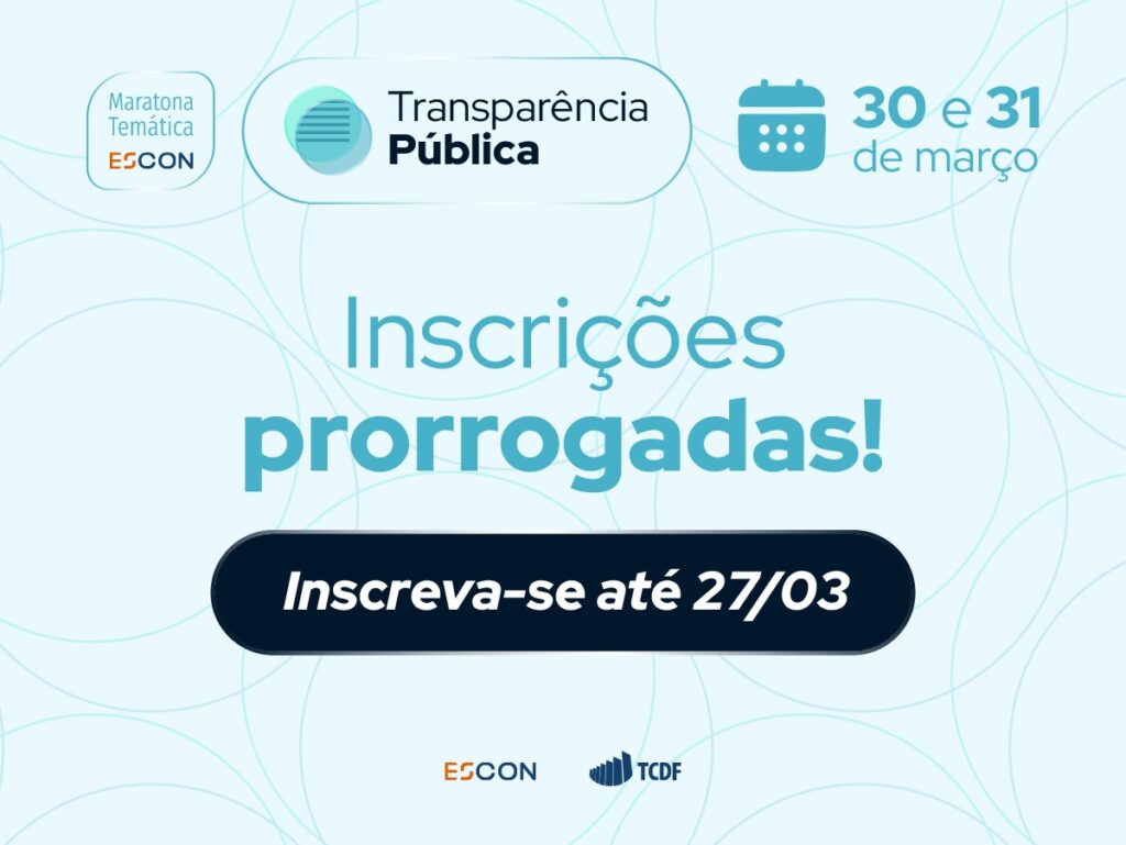 Prorrogação do prazo de inscrição para a Maratona Temática 