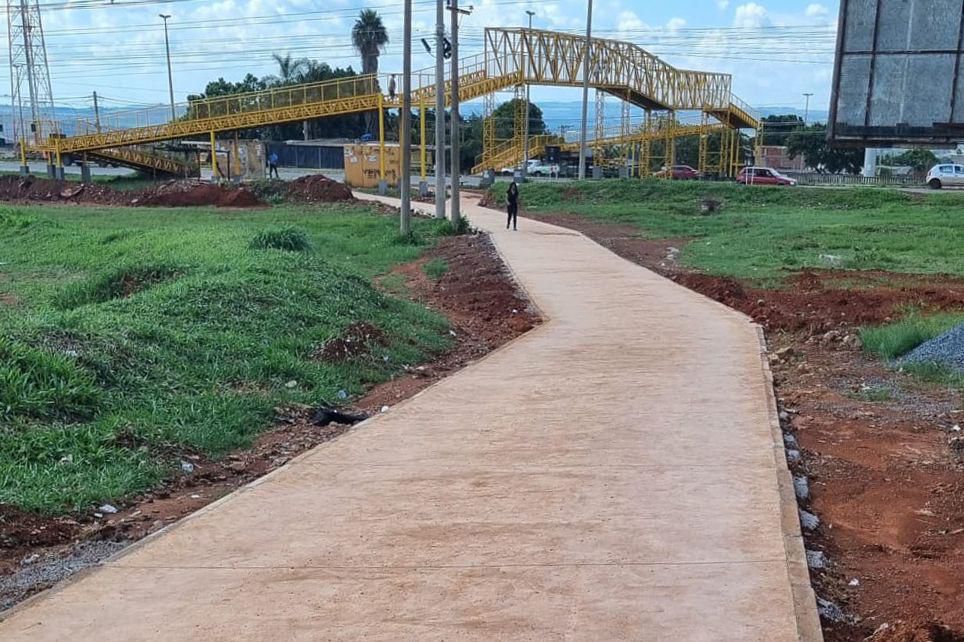 Ceilândia avança na mobilidade com mais de 110 km de calçadas construídas