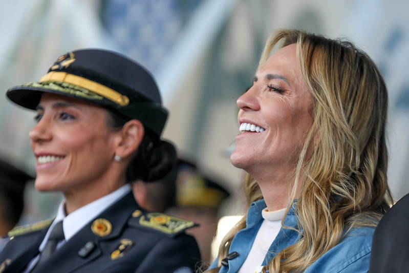 Celina participa da formatura do Curso de Aperfeiçoamento de Praças da PMDF