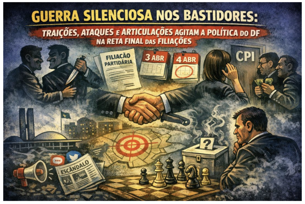 Traições, ataques e articulações agitam a política do DF na reta final das filiações