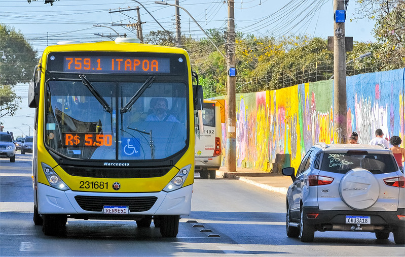 Ônibus do DF terão reforço durante jogos da Seleção Brasileira