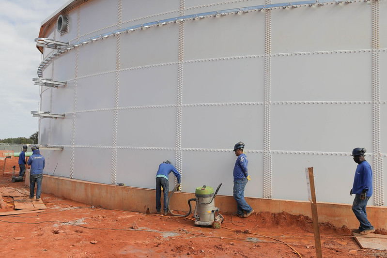 Obras ampliam abastecimento de água na região norte do DF