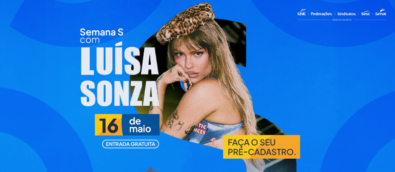 Semana S no Distrito Federal traz Luísa Sonza ao Taguaparque com entrada gratuita