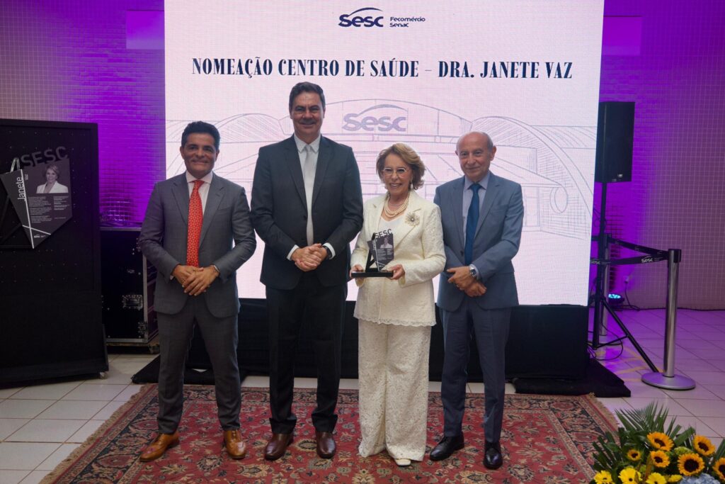Sesc-DF homenageia Janete Vaz ao nomear novo Centro de Saúde em Ceilândia