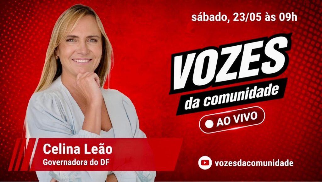 Celina Leão participa de entrevista ao vivo no Vozes da Comunidade neste sábado