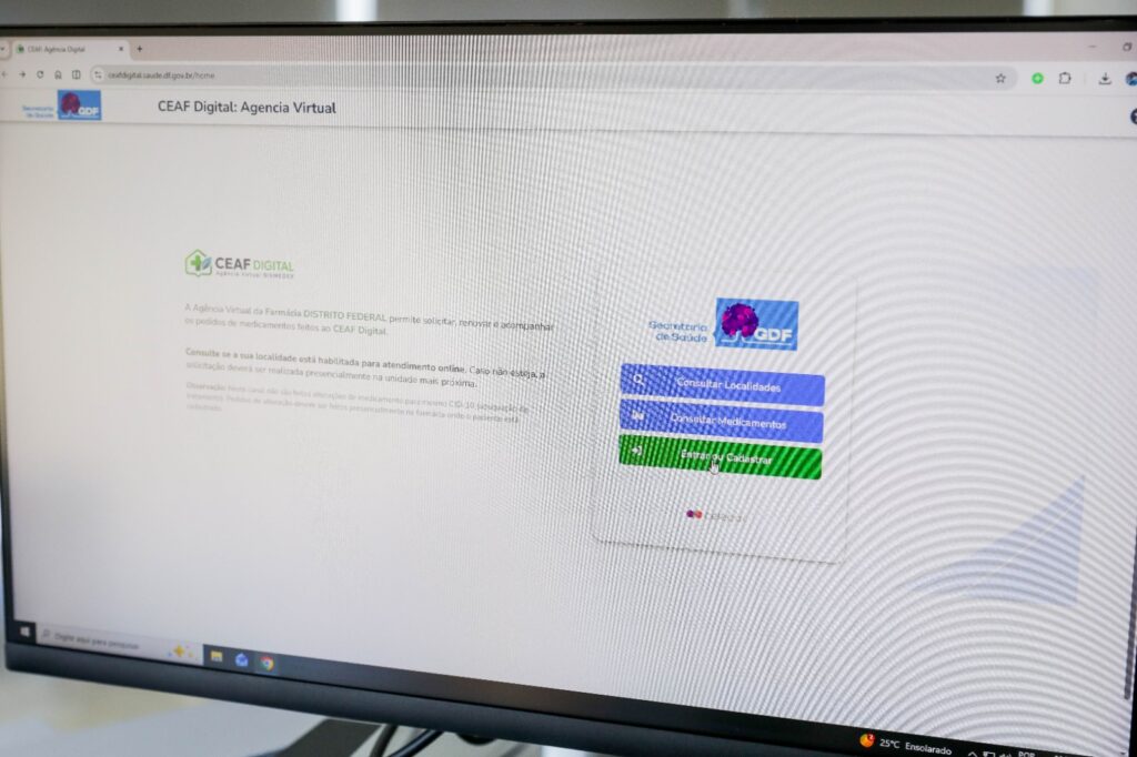 Farmácia Digital do DF permite solicitar remédios sem filas