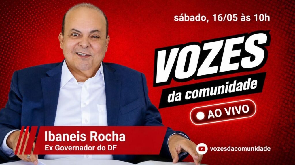Ibaneis Rocha é o entrevistado do Vozes da Comunidade neste sábado