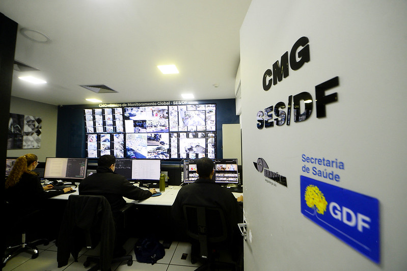 GDF integra câmeras da saúde ao sistema de segurança pública