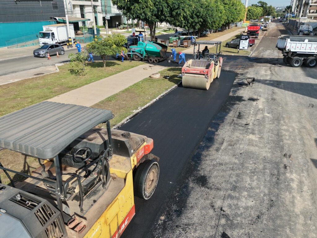 Asfalto novo reforça transformação urbana da Superquadra Park Sul