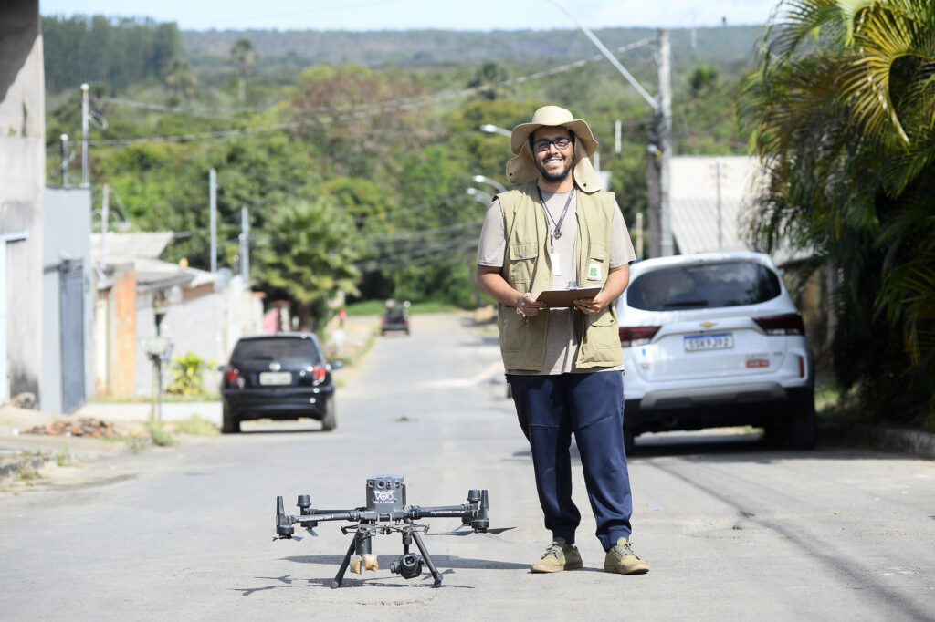 Saúde do DF utiliza drones para mapear e tratar focos de dengue
