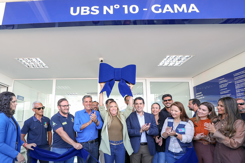 Governadora inaugura UBS da Ponte Alta do Gama