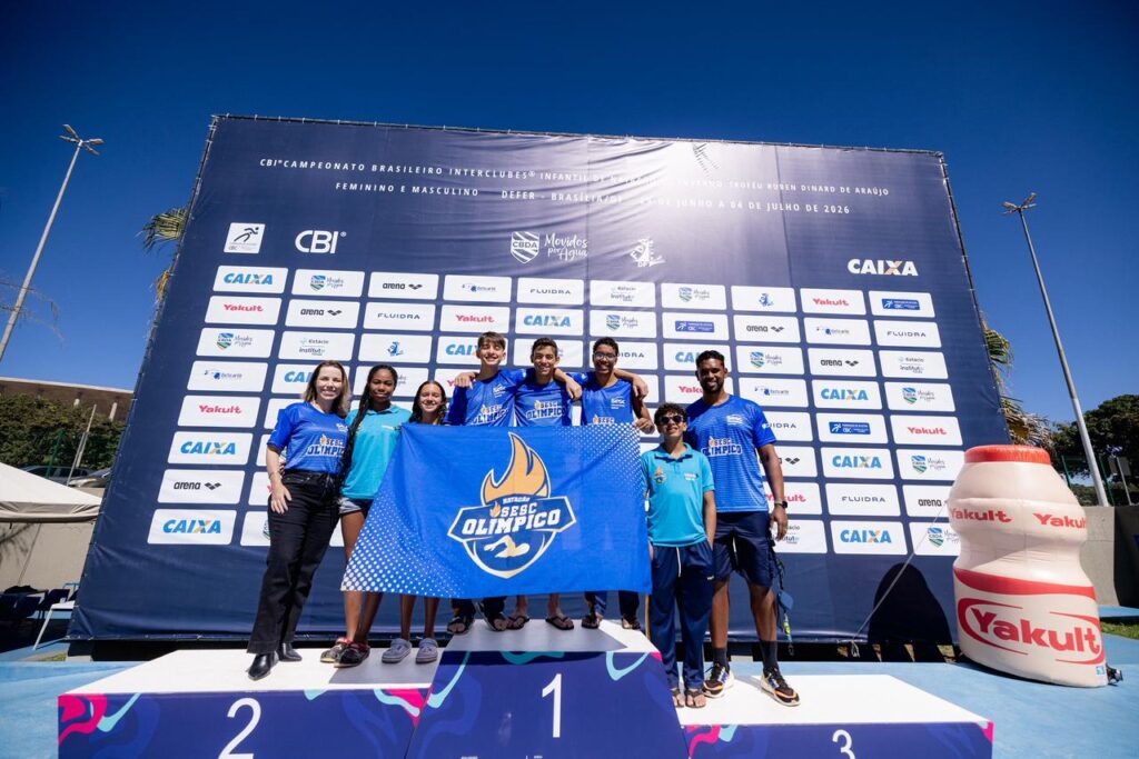 Atletas do Sesc Olímpico se destacam no Campeonato Brasileiro Infantil de Inverno de Natação
