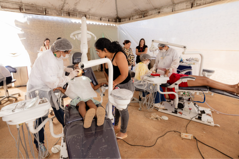 Sesc-DF e CFO realizam atendimento odontológico gratuito em Água Quente