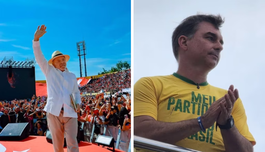 Lula e Flávio abrem campanha presidencial com focos distintos