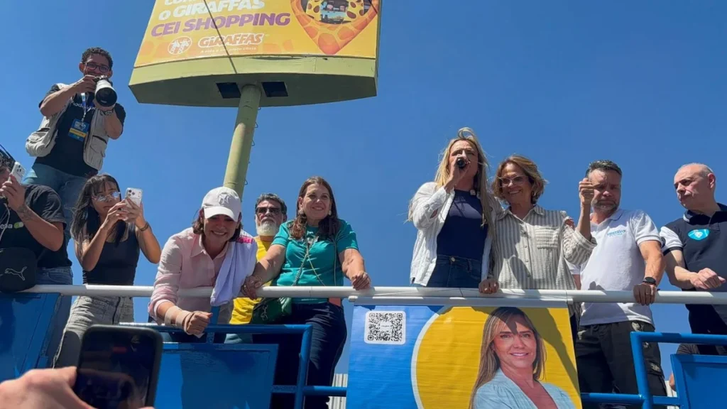 Celina Leão e Michelle Bolsonaro iniciam campanhas juntas no Distrito Federal