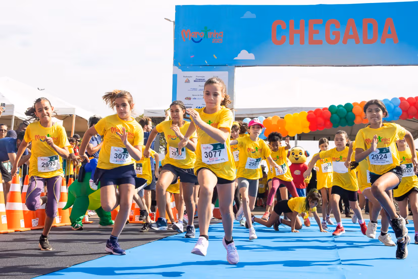 Marotinha 2026 reúne crianças em corrida especial pelo Dia das Crianças